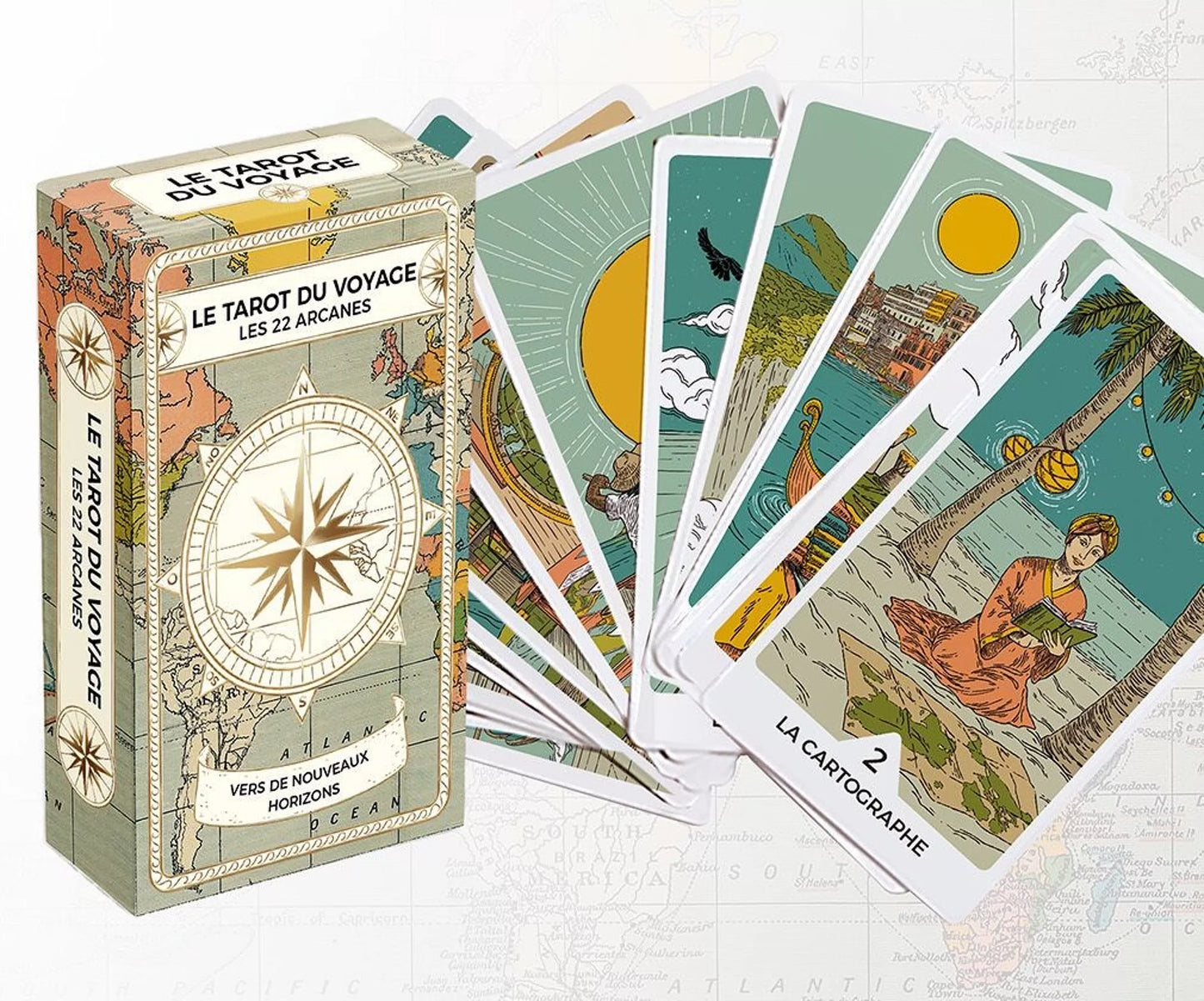 🔮Tarot du Voyage – Laissez les Cartes Guider Votre Chemin 🃏
