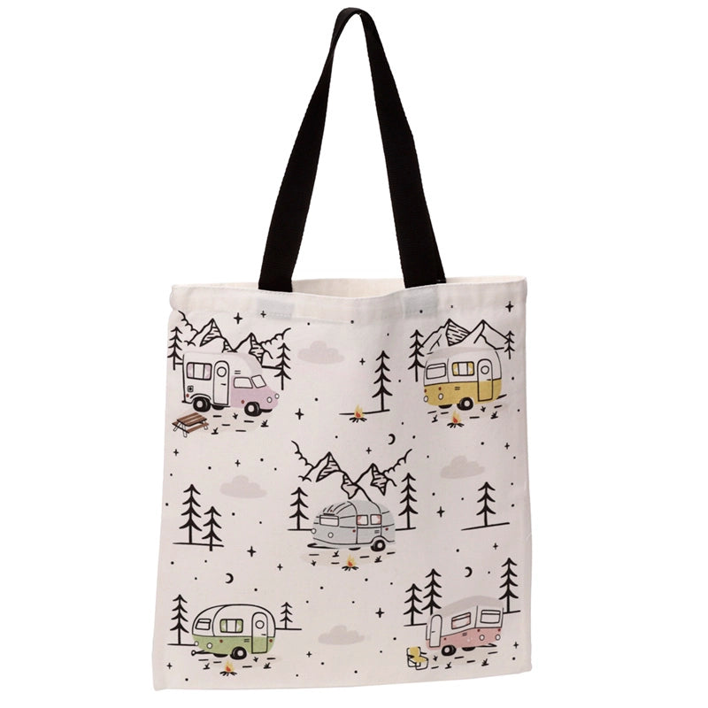 🛍️ Tote Bag en Coton - Forêt Montagne🌲
