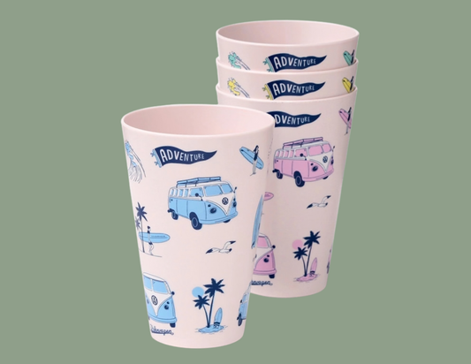 🥤 Lot de 4 Gobelets - Aventure 🌴