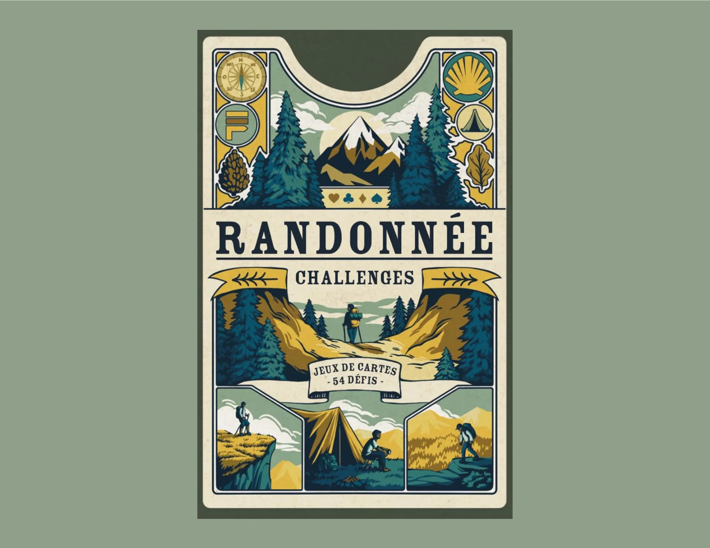 🥾 Jeu de Cartes Randonnées Challenges – L'Aventure à Chaque Pas ! 🌿