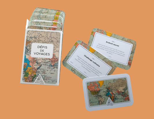 🎲 Jeu de Cartes – Défis de Voyage : L’Aventure au Bout des Doigts ! 🪄