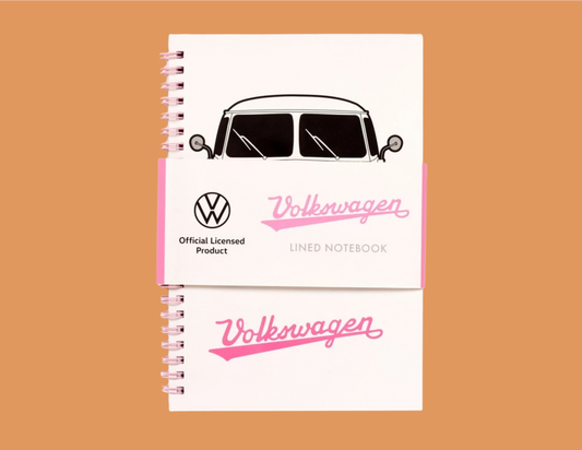 📒 Carnet à Spirales Summer Love – VW T1 Rose 💖