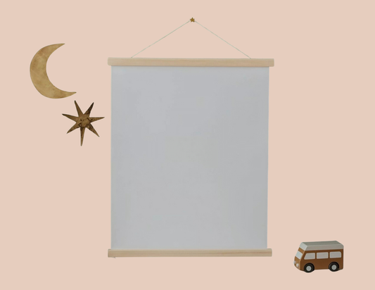 🪧 Porte-Affiche en Pin – Pratique & Élégant 🌿
