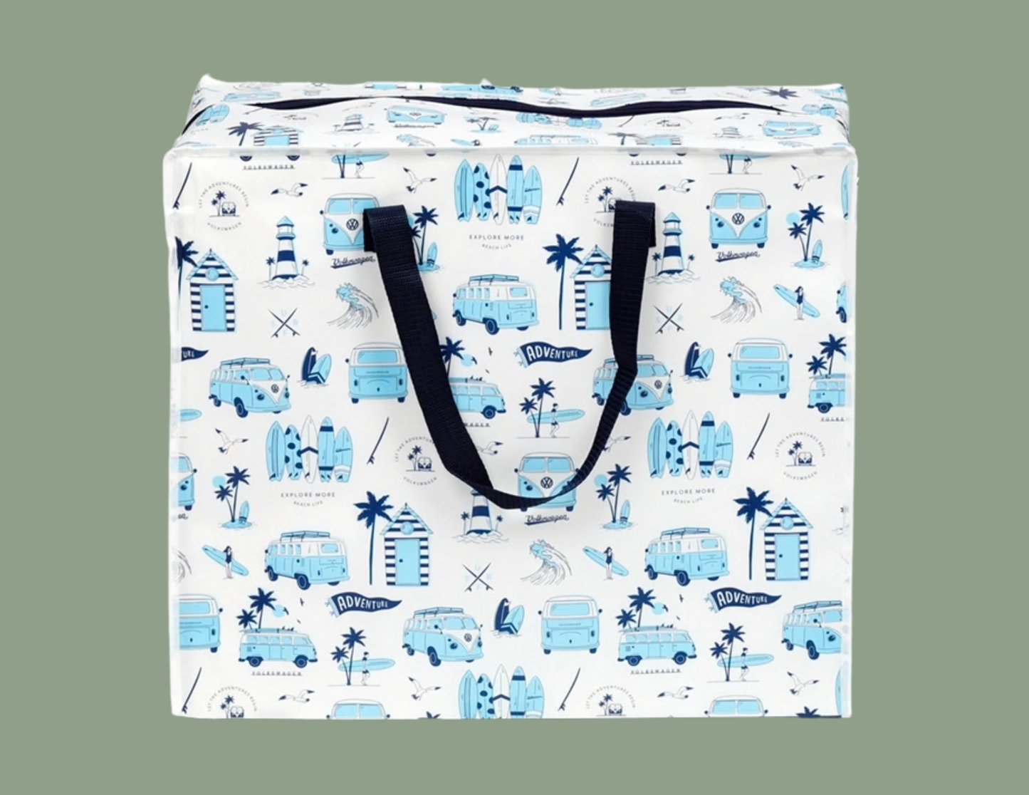 🧳 Sac de Rangement à Linge Zippé Aventure 🚐