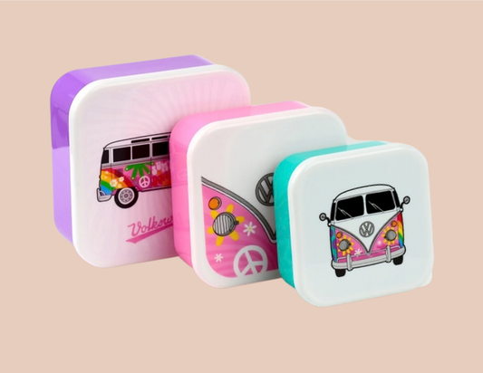 🌸 Lot de 3 Boîtes à Lunch - Summer Love 🌞