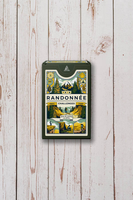 🥾 Jeu de Cartes Randonnées Challenges – L'Aventure à Chaque Pas ! 🌿