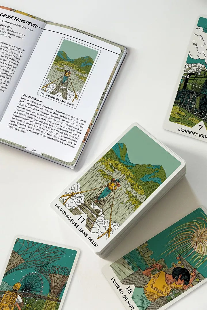 🔮Tarot du Voyage – Laissez les Cartes Guider Votre Chemin 🃏