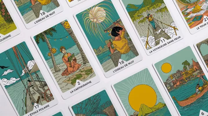 🔮Tarot du Voyage – Laissez les Cartes Guider Votre Chemin 🃏