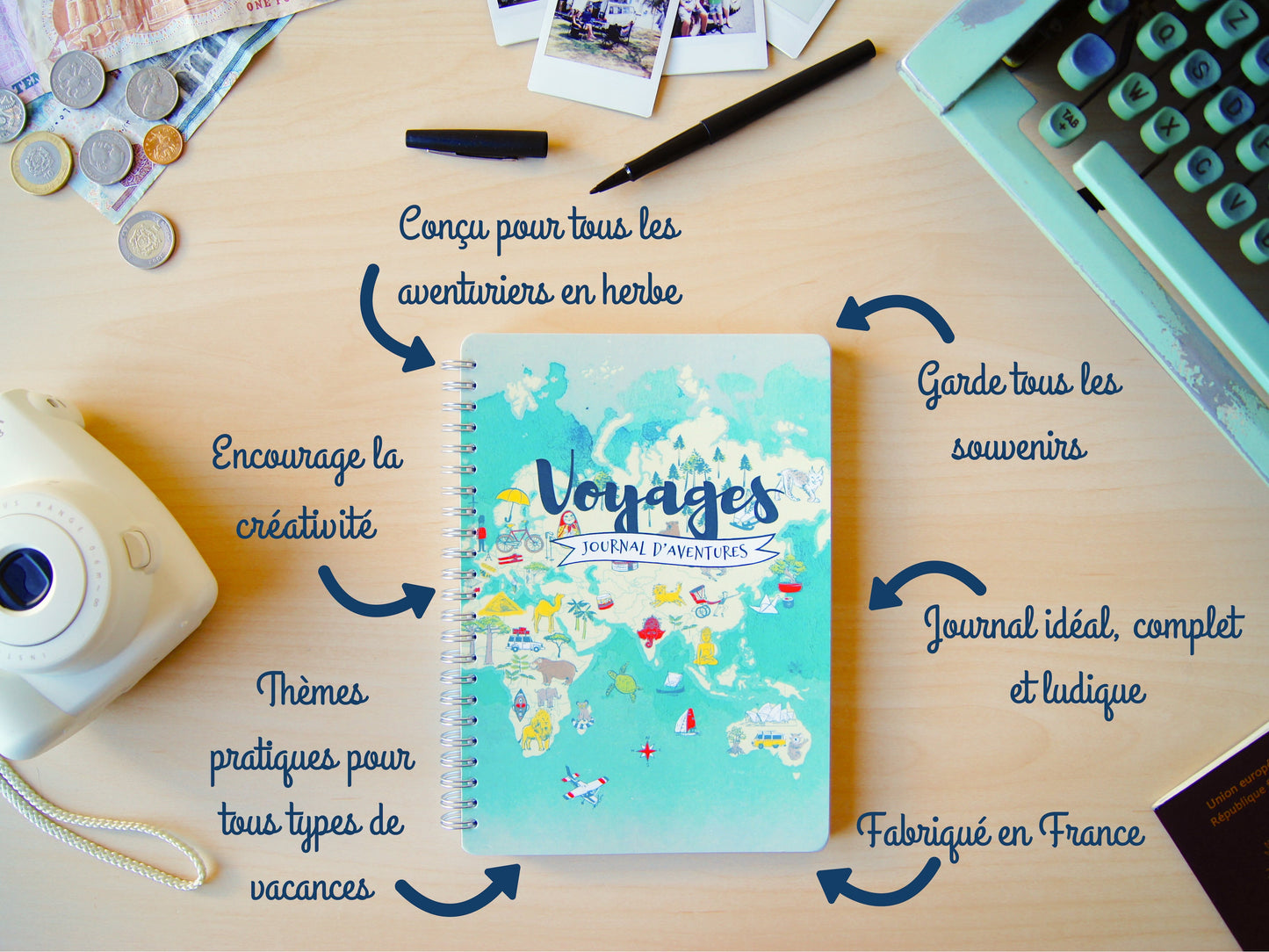 📖 Voyages – Journal d'Aventures : Le Carnet des Petits Explorateurs ! 🌍