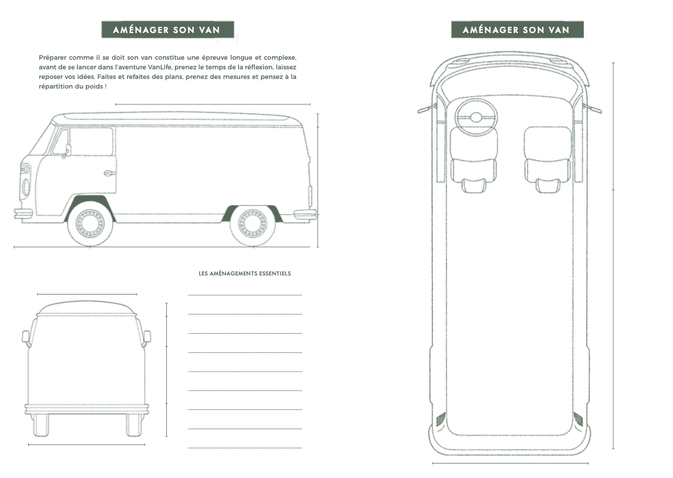 🚐 Carnet de Voyage – Van Life Edition : L’Aventure au Fil des Pages ! ✨