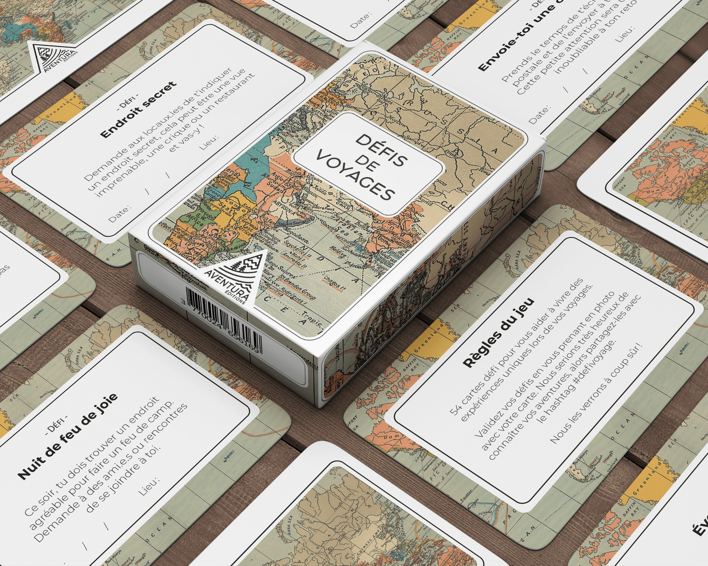 🎲 Jeu de Cartes – Défis de Voyage : L’Aventure au Bout des Doigts ! 🪄