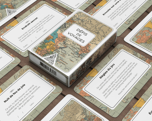 🎲 Jeu de Cartes – Défis de Voyage : L’Aventure au Bout des Doigts ! 🪄