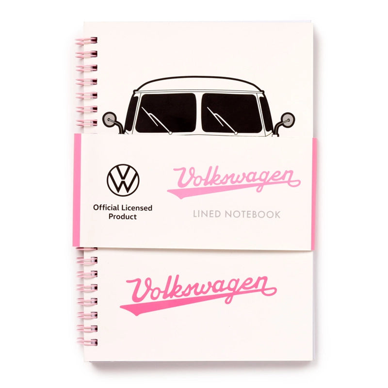 📒 Carnet à Spirales Summer Love – VW T1 Rose 💖