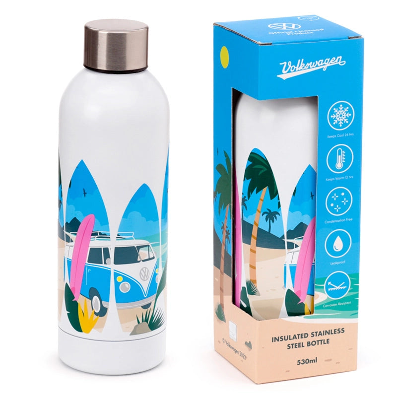 🚐 Bouteille Isotherme - VW T1 Surf Bleu  🌊