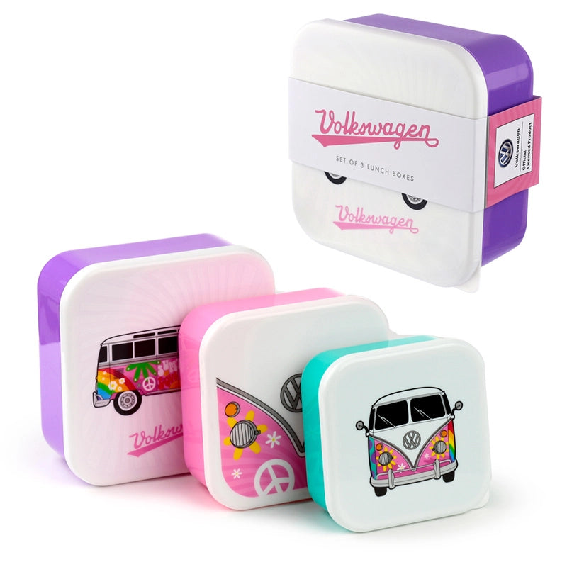 🌸 Lot de 3 Boîtes à Lunch - Summer Love 🌞