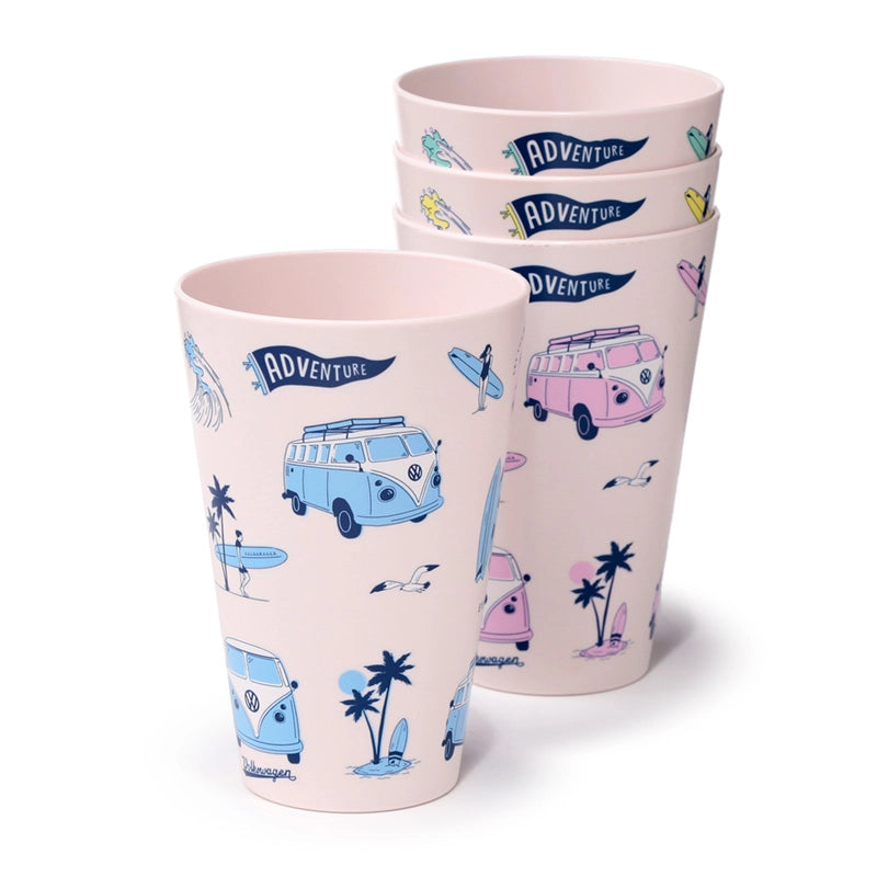 🥤 Lot de 4 Gobelets - Aventure 🌴