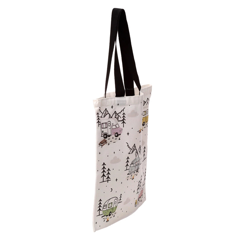 🛍️ Tote Bag en Coton - Forêt Montagne🌲