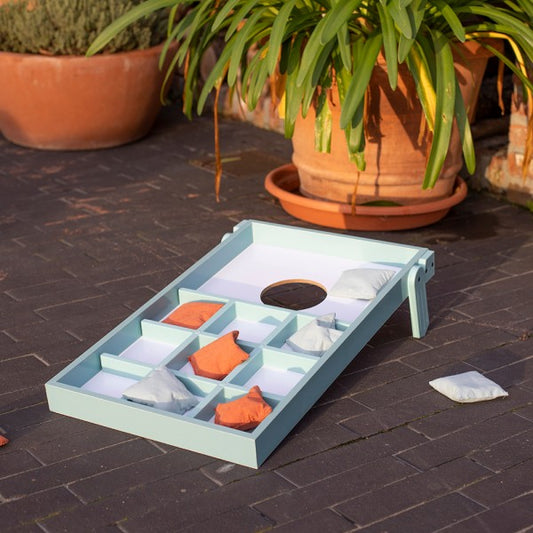 🎯Jeu 2 en 1 : Lancer de Sac & Morpion 🎲