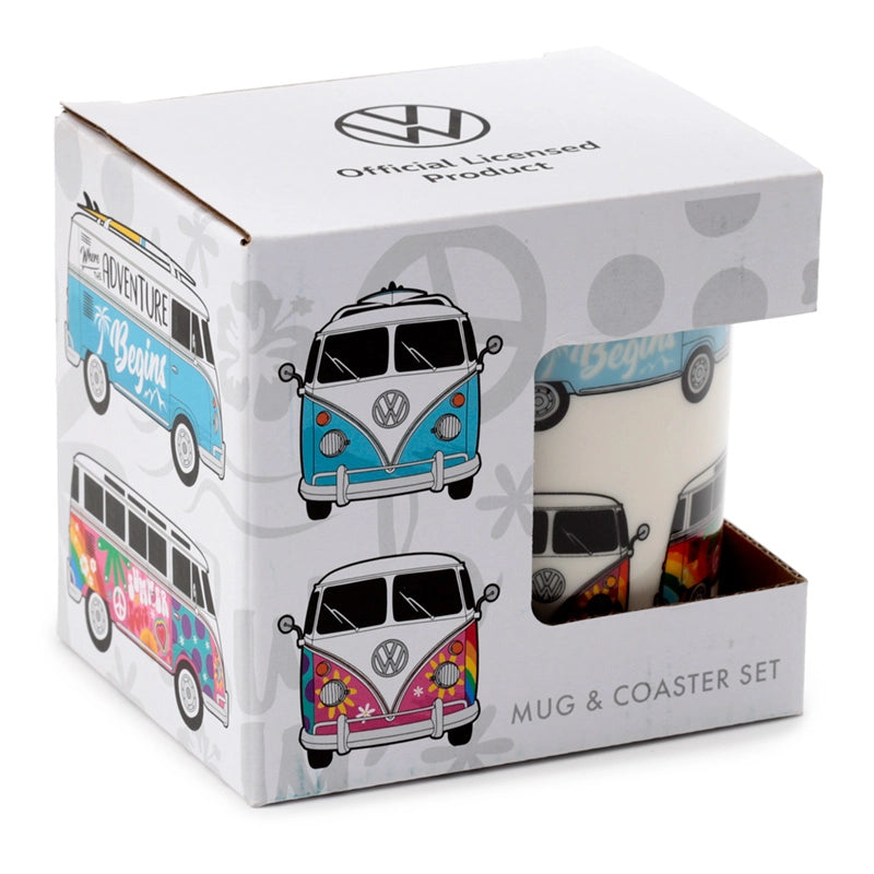 ☕ Ensemble Tasse et Sous Tasse VW T1 🚐