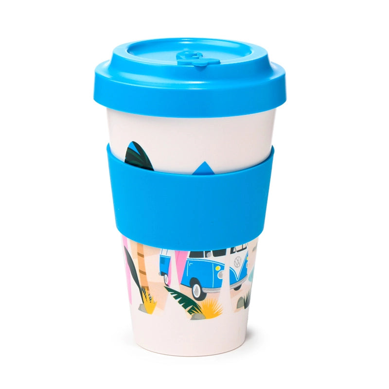 🌴 Tasse de Voyage Surf – 400 ml 🌊