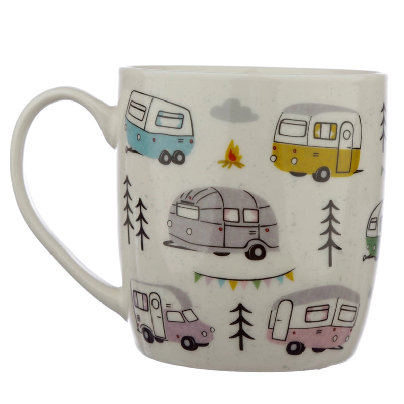 ☕ Mug en Porcelaine - Camping 🏕️